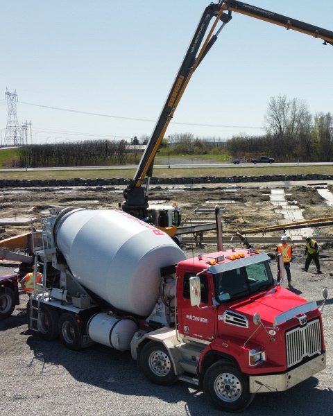 jersey de béton pour Montréal