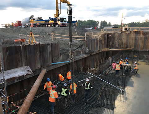 jersey de béton à Trois-Rivières