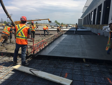 glissière béton à Montréal